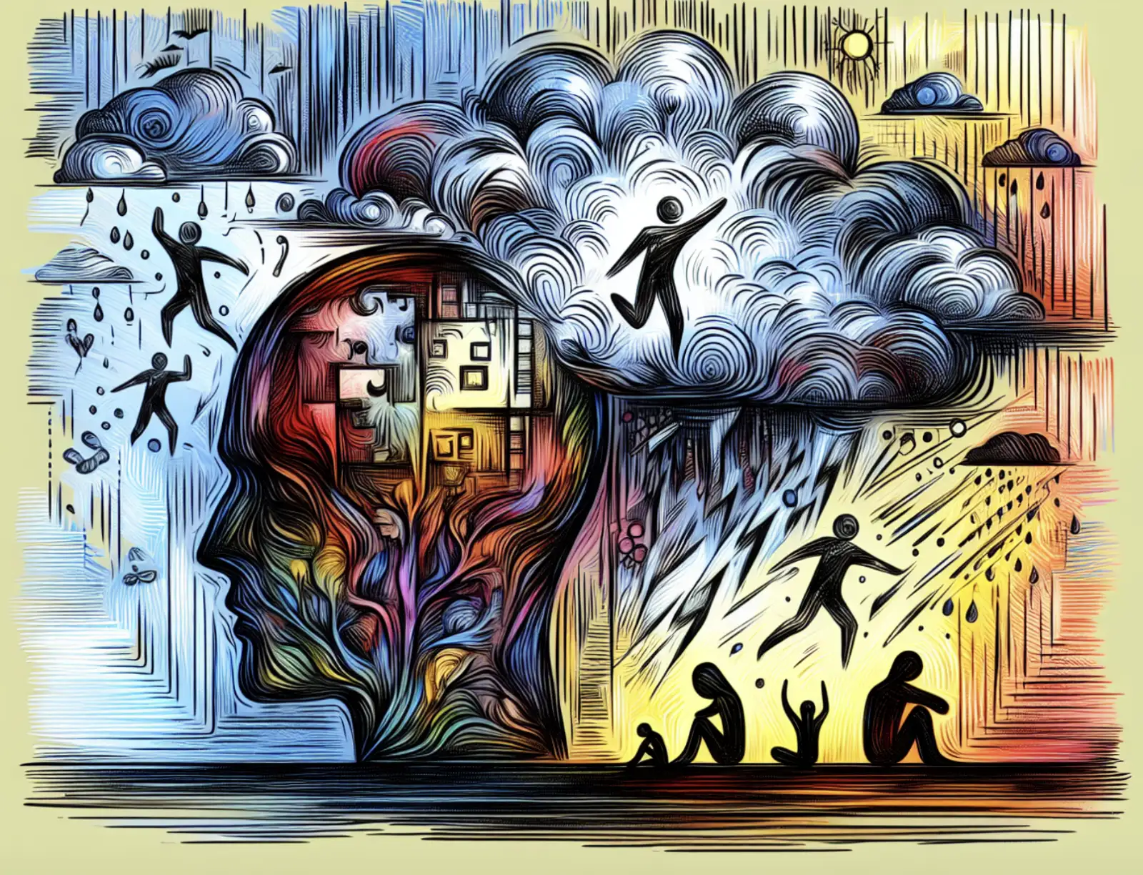 自我認知迷霧概念圖